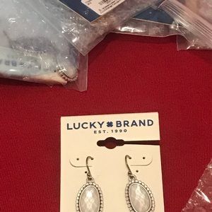Lucky brand earrings - mother of pearls earrings